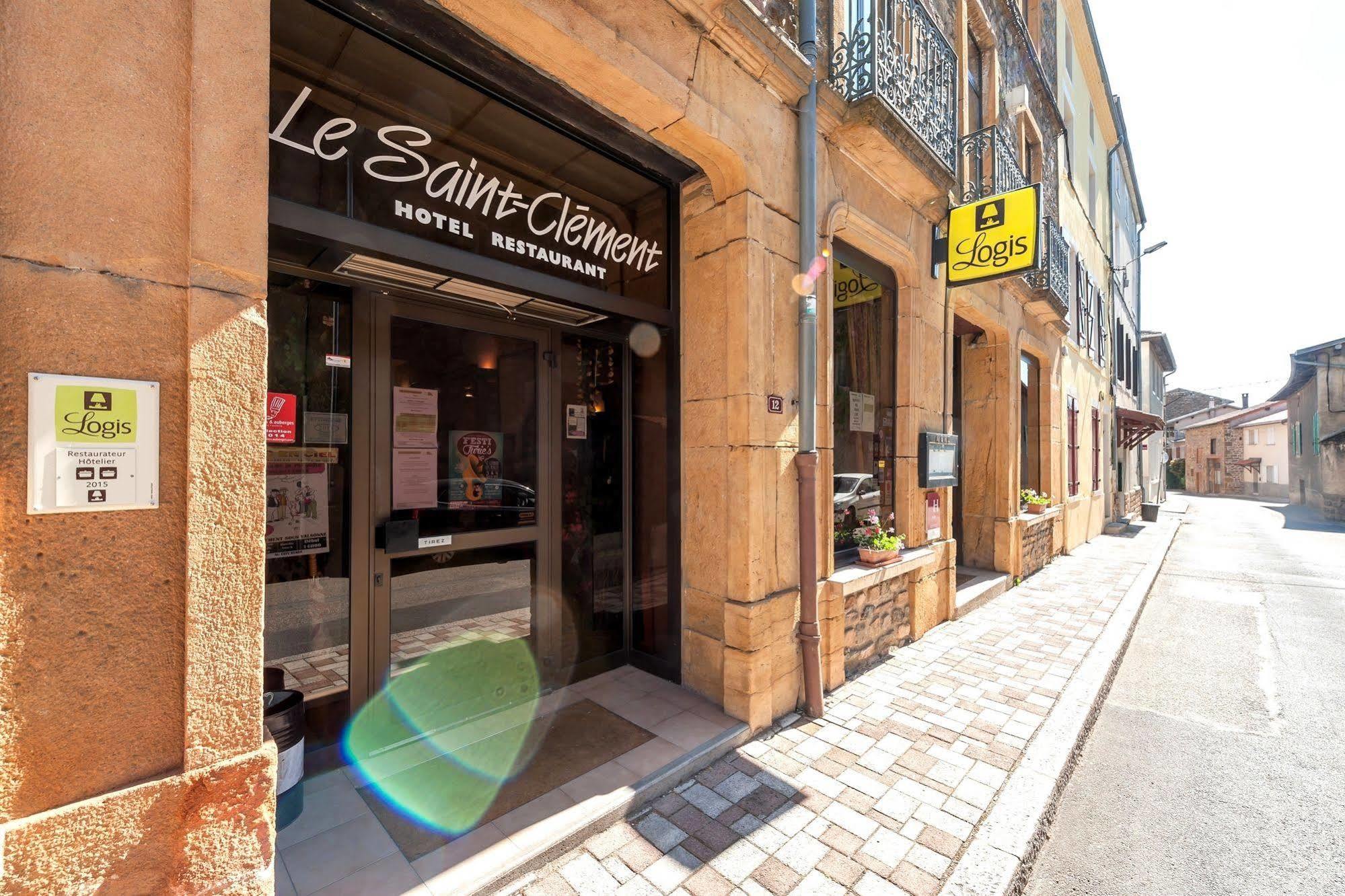 Hotel Restaurant Le Saint Clement Bagian luar foto